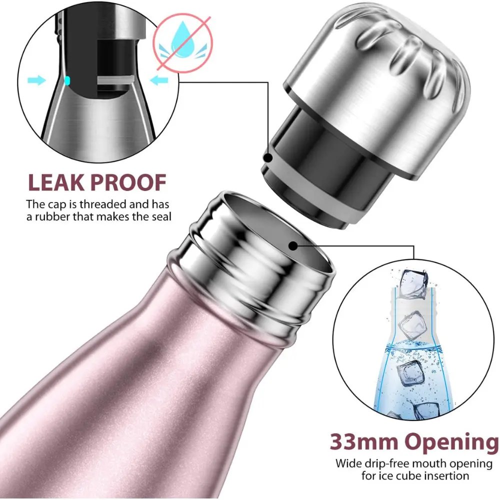 Customizable 17oz Stainless Steel Water Bottle